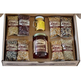 Amish Country Popcorn | 4 Ounce Variety Gift Sets | Old Fashioned, Non-GMO and Gluten Free (Closed Variety Gift Set, 8-4 Ounce)