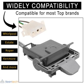 Lifetime 285671 Washer Lid Switch by Seentech, Fit for Whirlpool, Kenmore Washing Machines - Replaces Part Numbers: 285671V, AP3094500, 3352629, 3352631, 3352634, 3355808, AH334600, EA334600
