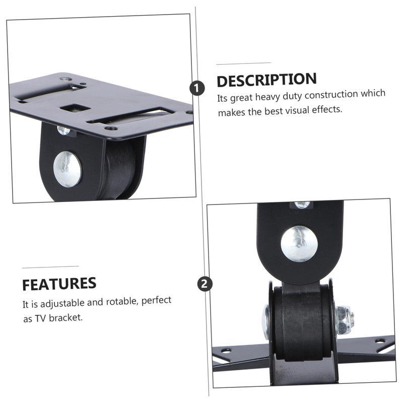 LABRIMP 1Pc Adjustable LCD Tv Display Rotating Hanger Bracket for