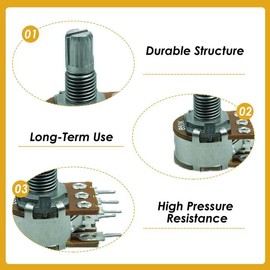 B20K Control Board Speed Knob Fit for Medicool Pro Power 20k Nail Drill Machines with Washer and Nut Nail Drill Replacement Parts