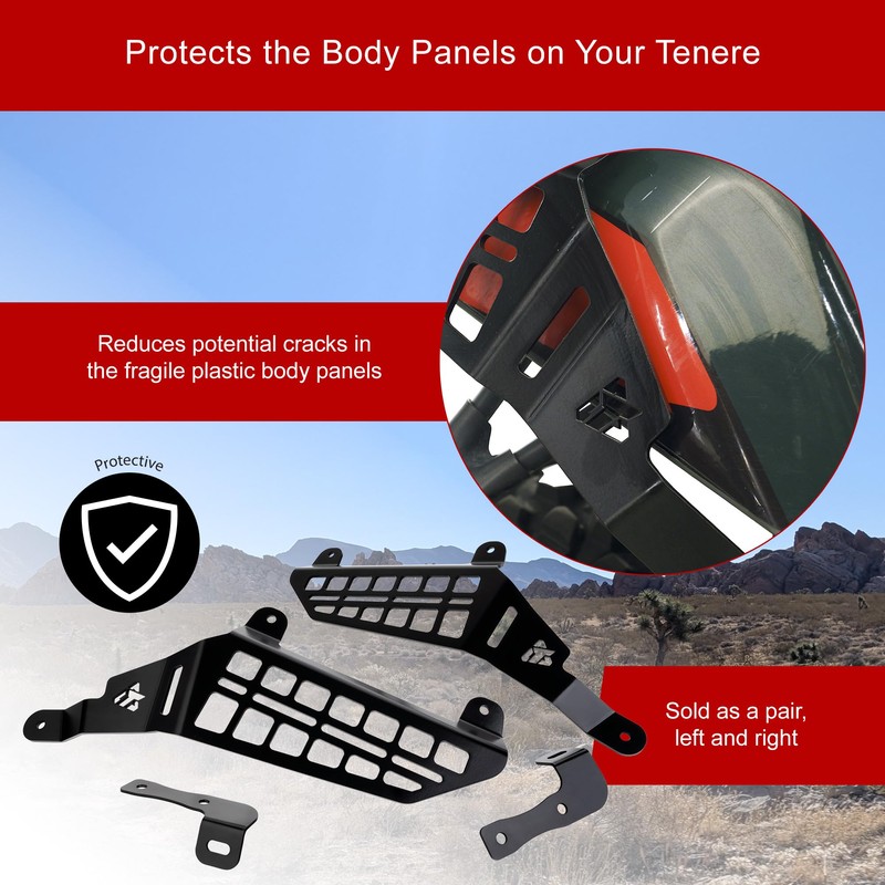 Tusk Soft Luggage Rack Compatible with Yamaha TENERE 700 2021-2024