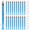 1 ml Small Syringe Sterile, Pack of 40 Plastic Syringes