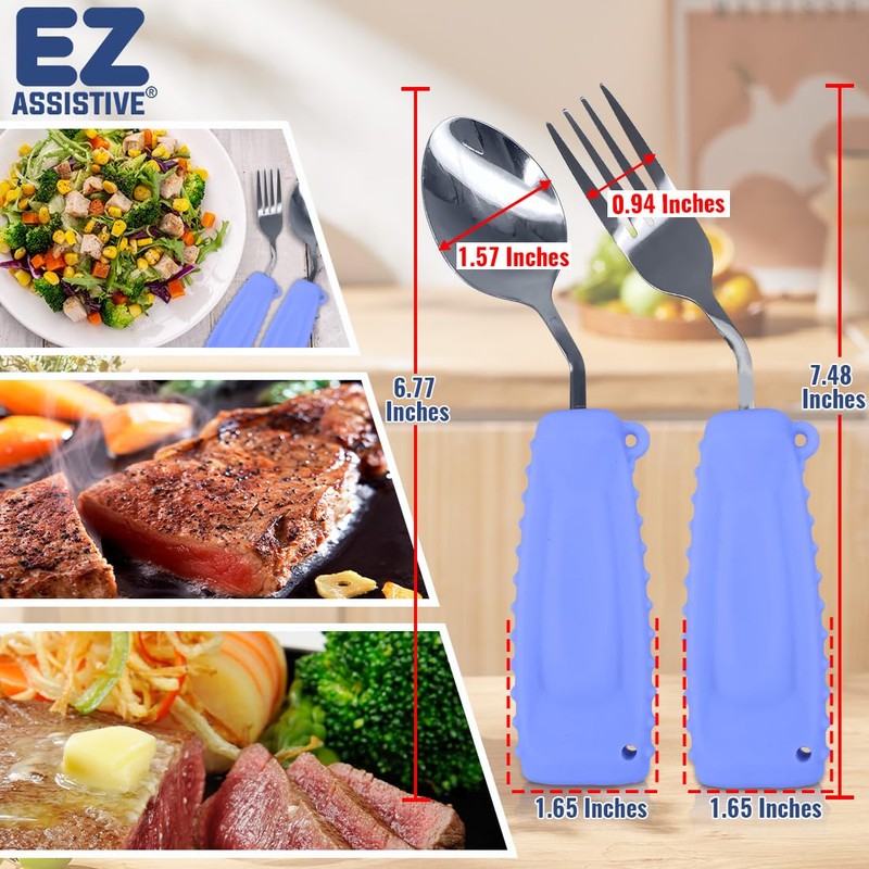Adaptive Utensils, Weight Utensils for Tremors and Parkinson Patients, Utensil