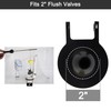 iFealClear 2 Inch Toilet Flapper Replacement Compatible with American Standard