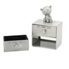 Tooth Box Metal Cute BearShape Storage Case with 2 Drawers