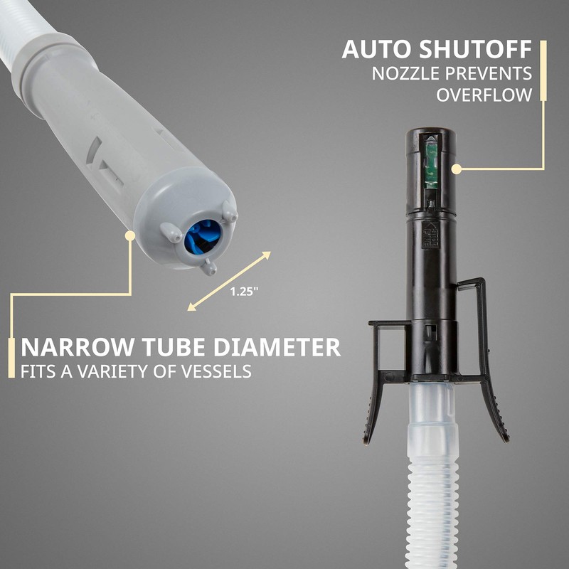 Deway Automatic Fuel Transfer Pump with Auto-Stop & Beeps When