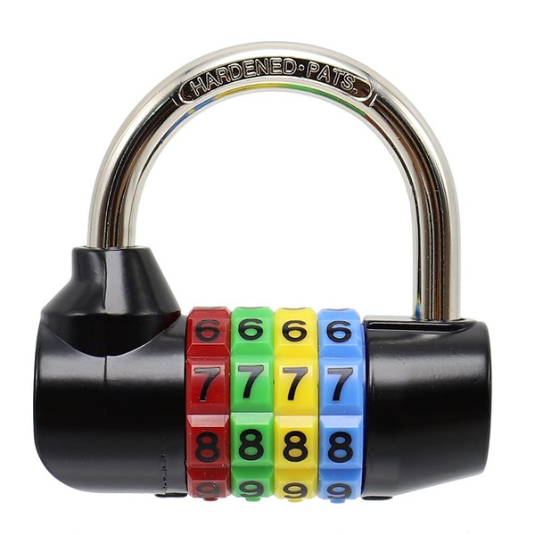 Bosvision Combination Padlock for Gym Locker and Escape Room, Code