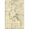 History Galore 24"x36" Gallery Poster, Map tourist routes Yellowstone National