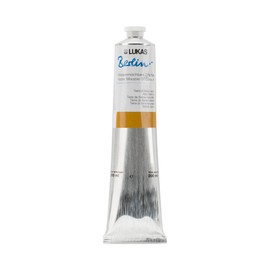 LUKAS Berlin Oil 200 ml – Water Mixable Oil Paint in Premium Quality – Colour Terra di Siena Natural