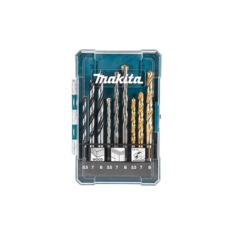 Makita D-71978 9 Piece Drill Bit Set
