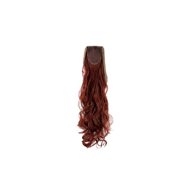 Hairpiece PONYTAIL (comb & ribbon wrap-around system) extension pigtail very