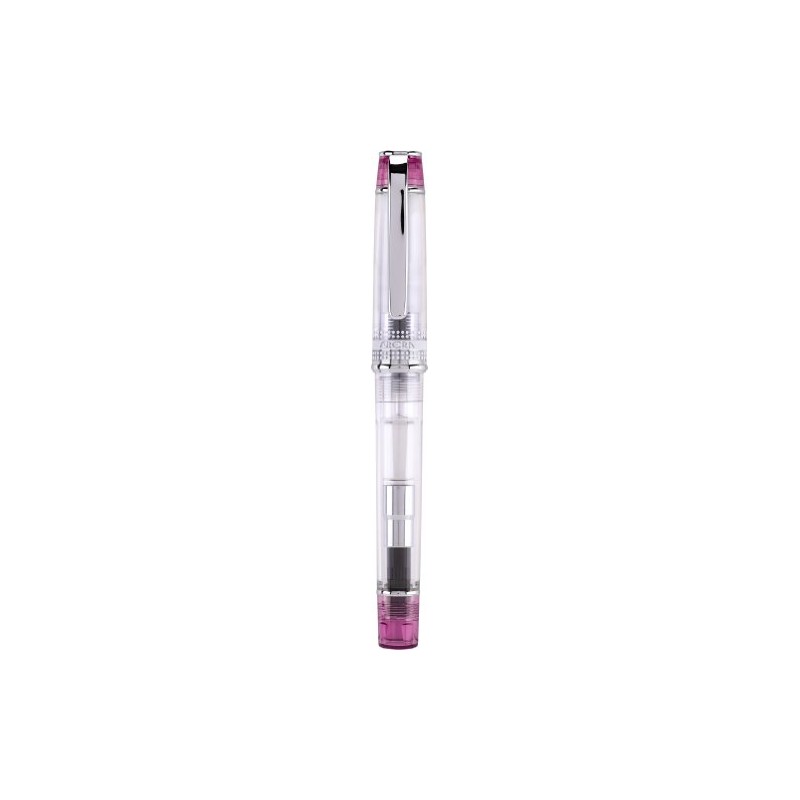 Pilot Prera, Pluma Fuente Rosa, Tinta Líquida Azul, Mediano, Estuche