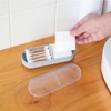 화장실 면봉 보관함 화장솜 수납 케이스 정리함 Bathroom Cotton Swab Storage Case Cotton Pad Organizer