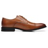 La Milano Men's Oxfords Classic Modern Round Captoe Shoes, Splendo-1-cognac,