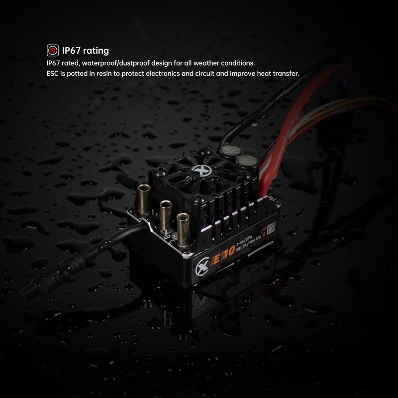 XC E10 Sensored Electric Brushless Motor Controller for RC Car,