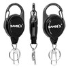 SAMSFX Fly Fishing Zinger Retractor for Gear Tools Holder 3PCS