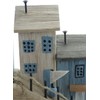 Decorative House Maritime Harbour Promenade 26 cm High Wooden Decoration