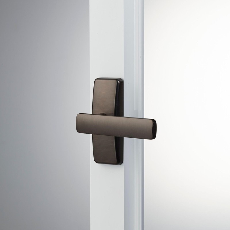 Ideal Security Door Lever for Storm and Screen Doors, Oil