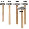 ZEONHAK 5 PCS Ball Peen Hammer, 8 OZ,16 OZ, 24