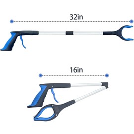 32-Inch Grabber Reacher for Picking Up Items – 360° Rotating Gripper Tool for Home, Cleanup & Everyday Reach