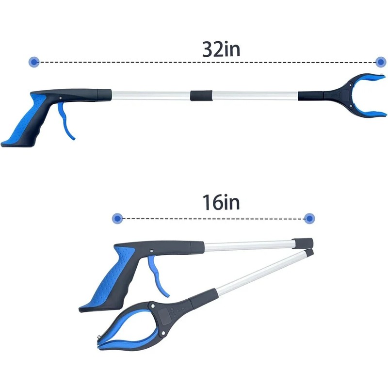 32-Inch Grabber Reacher for Picking Up Items – 360° Rotating