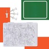 Push Pins 100 pcs Thumb Tacks Clear Push Pins Map,
