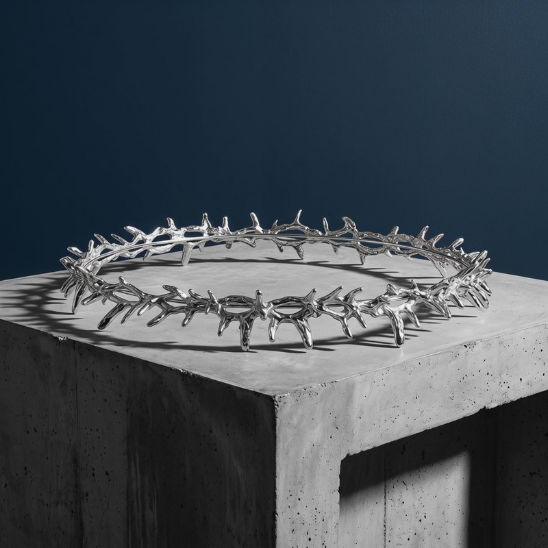 Beatifufu Corona di Spine in Stile Rinascimentale in Metallo per