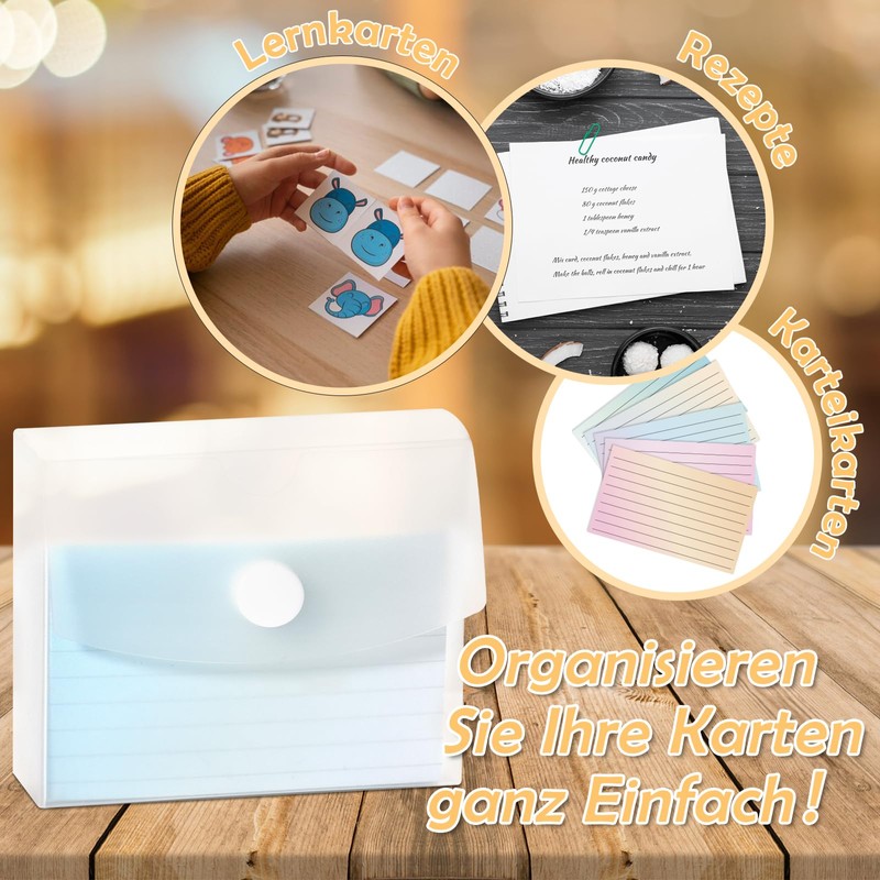 300 Sheets Index Cards Lined A8 Colour Gradient Index Cards