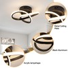 TIAZFCA 10 Inch Modern Ceiling Light, 24W LED Dimmable Ceiling