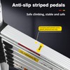 16.4FT/5M Telescoping Ladder Aluminum Telescopic Extension Multi Purpose Folding Ladders
