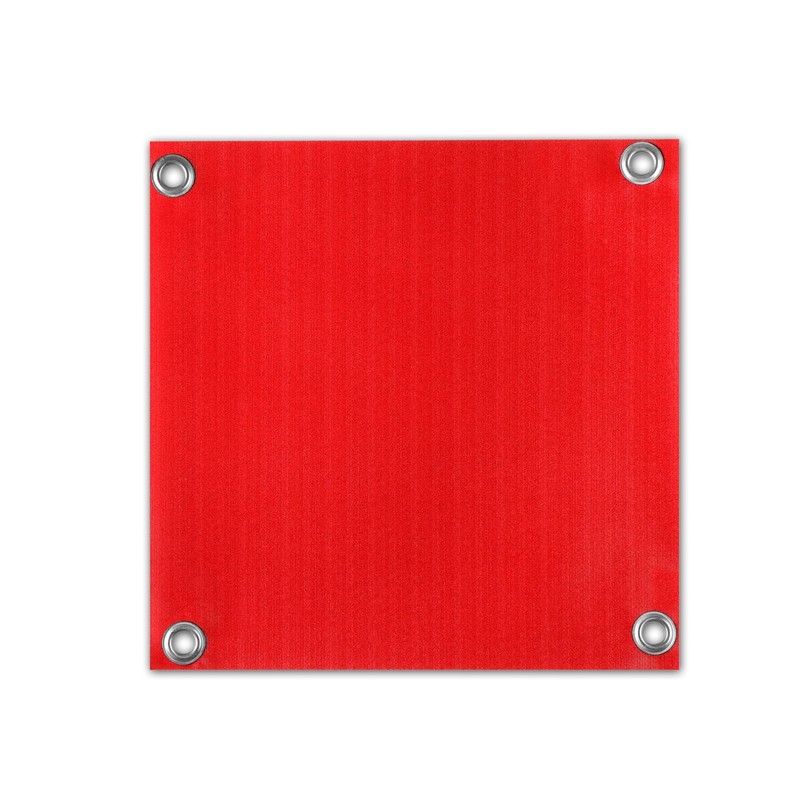2 x Warning Flags Red According to German Road Traffic
