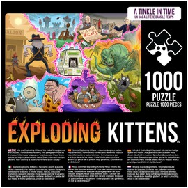 Tinkle in Time Jigsaw Puzzle by Exploding Kittens - 1000 Pieces Jigsaw Puzzle for Adults, Teens, and Kids - Cat Puzzle, Funny Puzzle, Art Puzzle
