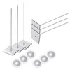PATIKIL 100mm Self Stick Insulation Pins, 50Sets 0.95in Washers Aluminum