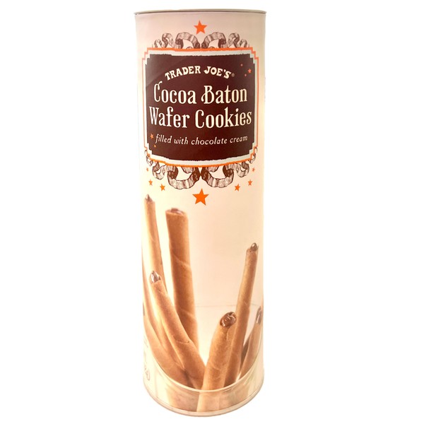 Cocoa Baton Wafer Cookies Filled With Chocolate Cream