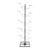 5 Tier Freestanding Metal Hat Organizer Rack with 20 Hookers,