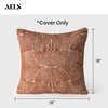 AELS Boho Decorative Textured Throw Pillow Covers 18x18, Organic Modern