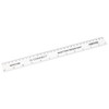 Q-Connect Ruler Shatterproof 300mm White (Inches on one side and