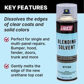 LAUCO Blending Solvent 13 Oz Aerosol Spray Can - Pack of 2 - Perfect for Single and Multi-Panel Repair (57104)