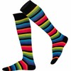MySocks Unisex Knee High Stripe Socks 20 Pairs 4-7