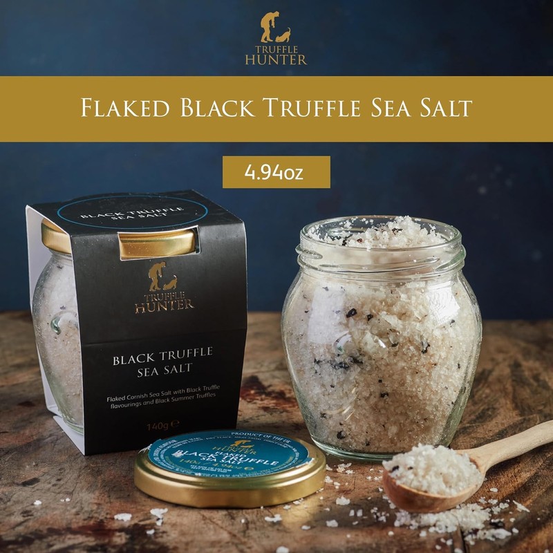 TruffleHunter - Flaked Black Truffle Cornish Sea Salt - 4.94