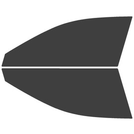 Velocity Car Film Front Set GS Compatible AWL10 GRL10 GRL11 GRL15 GWL10 Light Smoke