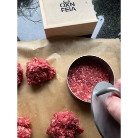 OXNFEIA® Burger Press with Logo (without wooden box)