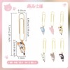MircTuDou 6 Different Zem Clips with Enamel Cat Pages Clips