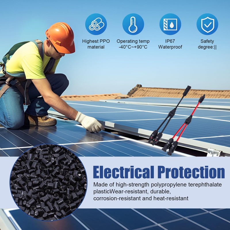Solar Cable Y Splitter Plug Solar Solar Panel Cable Male