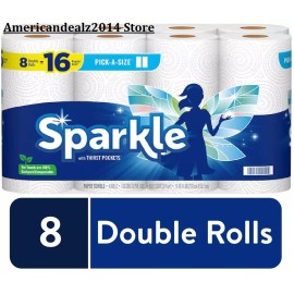 Sparkle Paper Towels Pick A Size 8 Rolls New