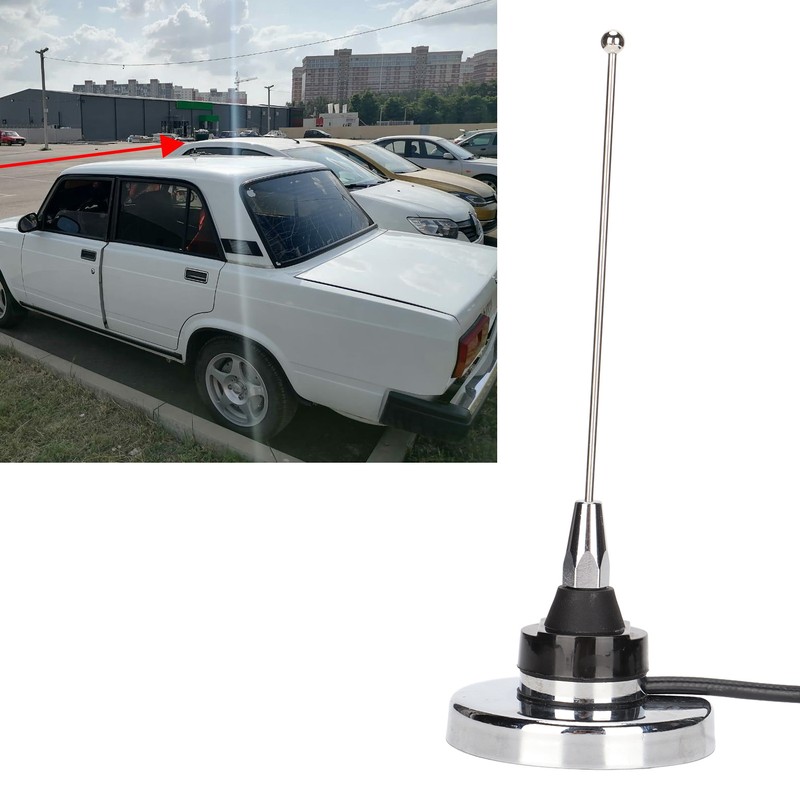 Magnetic Bracket Antenna Kit 400‑520MHz NMO Mount UHF Connector with