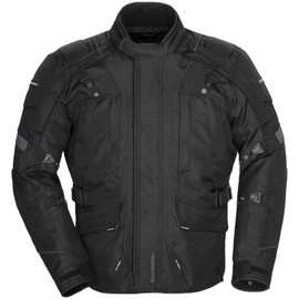 Tourmaster Transition Series 4 Women's Textile Motorcycle Touring Jacket (Black, Small)
