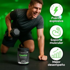 HEALTHADDICTION - Creatina Monohidratada en Polvo - Alta Pureza En Polvo Sin Sabor - 5g por Porción - 80 Servicios - Preworkout Pre Entrenamiento - Sin sabor - 400g