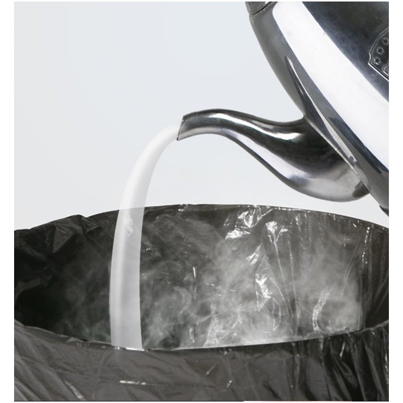 75 Count Drawstring Trash Bags,Thickened Garbage Bags 19.7" x 17.7"Unscented
