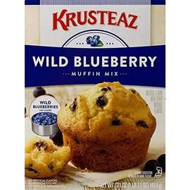 Krusteaz Wild Blueberry Muffin Mix, 17.1 OZ (Pack of 3)